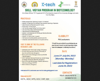 Skill Vigyan Program in Biotechnology